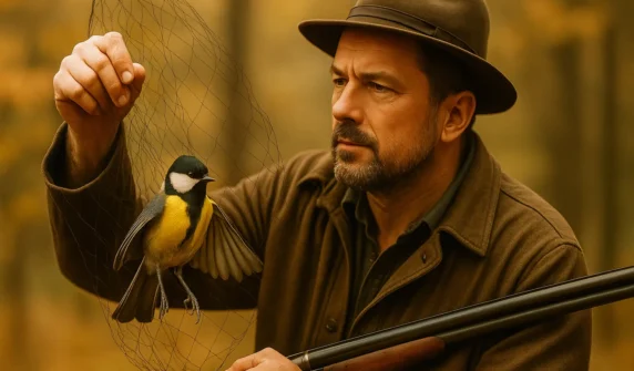 یہ چڑیا پکڑ لوں تو بیوی بچوں کے لیے گوشت کا مزے دار سالن بنے گا یہ کہتے ہی اُس نے جھٹ جال پھینکا اور چڑیا کو پکڑ لیا