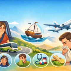 سفر کے دوران الٹی